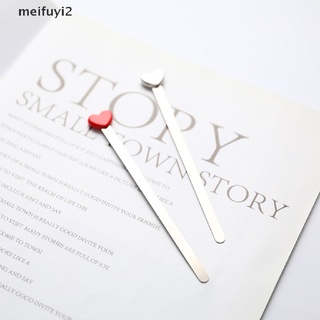 [meifuyi2] amor corazón metal marcadores creativos marcadores de lectura asistente libro soporte 768o