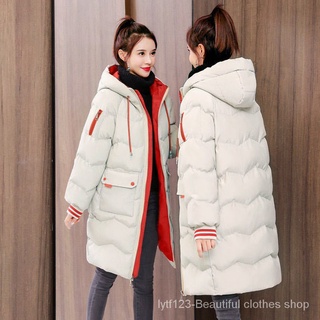 Fuera de temporada abajo de algodón acolchado abrigo de las mujeres de longitud media gruesa mantener caliente nuevo estilo coreano suelto estudiante algodón acolchado Chaqueta de algodón de las mujeres