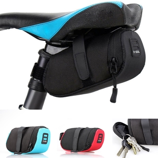 Bolsa de bicicleta impermeable para sillín de almacenamiento, asiento, cola de ciclismo, bolsa trasera