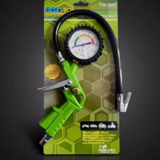 Manómetro de aire para neumáticos (3 en 1) inflador de llenado/medidor de presión de viento Doziro