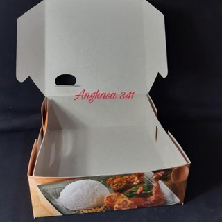 Caja plegable, caja de arroz, caja de tartas, embalaje del reino unido, 18 x 18 (último)