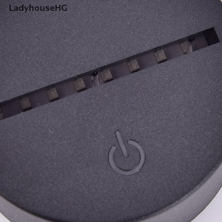 LadyhouseHG USB Cable Táctil Base De La Lámpara Para 3D LED Luz De Noche 7 Colores Titular Venta Caliente (3)