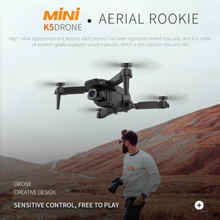 K5 Mini Drone Plegable Altura Fija Quadcopter 4K Doble Cámara Aérea Control Remoto Plano kingzoom2 . mx