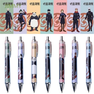jimmy lindo jujutsu kaisen bolígrafo suministros escolares suministros de escritura anime jujutsu kaisen 0.7mm negro anime japonés bolígrafos papelería kugisaki nobara bolígrafo de regalo