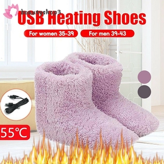 Zapatos/zapatos/pantuflas unisex calentadora De felpa Usb eléctrica/calentador De Calor/lavable Para hombre/mujer (6)