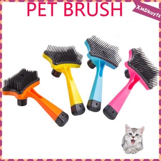 [kuyfz] peine de pelo para mascotas, perro, gato, pelo, cepillo, herramientas de aseo (3)