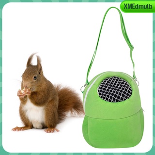 [XMEDMUTB] bolsa de viaje para hámster, portátil, transpirable, con correa de hombro ajustable para animales pequeños,