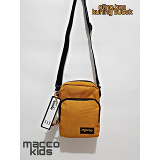 Amarillo slingbag/ slingbag macco.kids/slingbag distribución