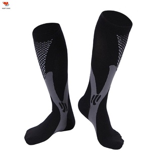 Unisex Men Women Leg Support Stretch Magic Compression Socks Sports Running