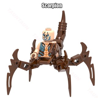 Compatible Con Figuras De Lego Marvel Película Kingpin Kraven Sandman Rhino Doctor Pulpo Mini Bloques De Construcción Juguetes Educativos Para Niños Cumpleaños La Increíble Spider-Man MiniFigures Legoing (8)