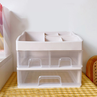 Richu* encantadora caja de almacenamiento de plástico para ahorrar espacio, lápices de gran capacidad, organizador de escritorio (4)