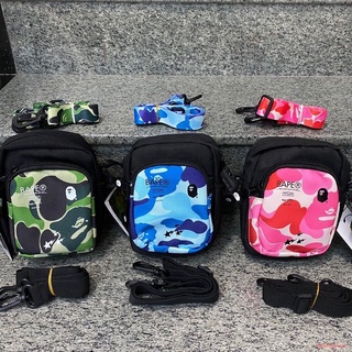 Japonés aa cabeza mono camuflaje bolsa de mensajero bolsa de teléfono móvil bolsa de los hombres s de moda de la marca pequeña bolsa de franqueo bolsa de la calle femenina casual pequeña bolsa
