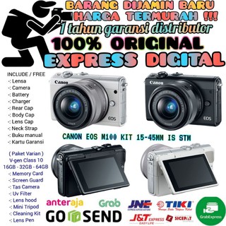 Canon EOS M100 KIT 15-45MM IS STM-CANON M100 paquete de unidad gratuita