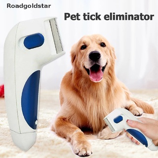 roadgoldstar - peine limpiador de pulgas para mascotas, herramientas de limpieza para perros, gatos, wdst