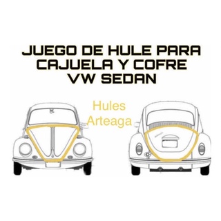 Hule Kit de Cofre y Tapa de Motor de vocho Nuevo (1)