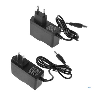 win eu/us plug 12.6v 1a cargador de batería de litio 18650/polímero batería pack 100-240v 5.5 mm x 2.1 mm cargador con cable de alambre dc voltaje de corriente constante