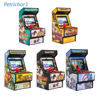 PETR Mini Arcade Game Machine Handheld Retro16-bit 156 Classic Games Console for Kids