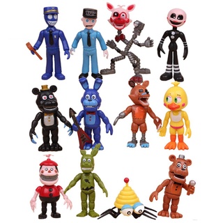Five Nights At Freddy Doll Set Game Action Figure Toys Freddy Bear Doll Kids Toys Game Toy Collections Birthday Gifts For Kids fashionbox.mx