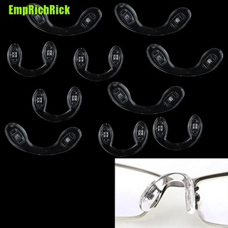 [Emprichrick] 5 almohadillas de silicona suave para la nariz, se adhieren a la herramienta antideslizante para gafas gafas