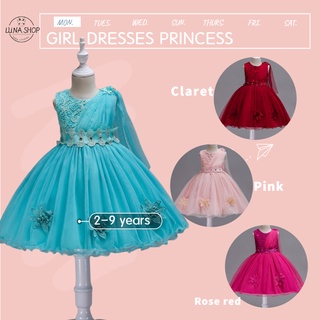 Vestido De Bebé Niña Fiesta De Cumpleaños Boda Niños Princesa Gaun Baju Budak Regalo Disfraces Ropa De