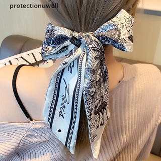 pwmx cinta diadema vintage cuadrado impresión pequeña bufanda francés accesorio de pelo gloria