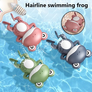 juguetes de baño de bebé lindo reloj animales rana agua juguetes piscina agua juego mejores regalos para niños