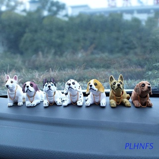plhnfs interior del coche decoraciones del salpicadero widget creativo lindo perrito juguetes adorno