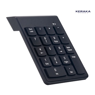 [Keraka] Mini teclado 2.4G inalámbrico con cable de 18 teclas teclado numérico teclado numérico para PC portátil