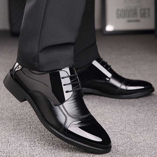 Luxury Business Oxford Leather Shoes Men Breathable Rubber Formal Dress Shoes Male Office Wedding Flats Footwear Mocassin Homme (1)
