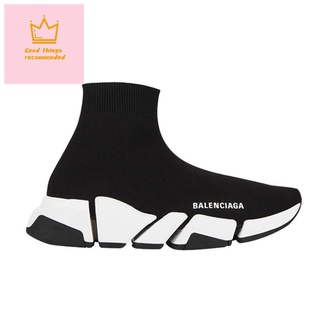 100% original balenciaga balenciaga zapatos velocidad 2.0 calcetines zapatos casual zapatos deportivos para hombres y mujeres