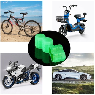 Tapas De Vástago Luminoso Para Válvula De Neumáticos De Coche , Camión Bicicleta , Válvulas De Neumático , Aire , 2 Piezas (2)