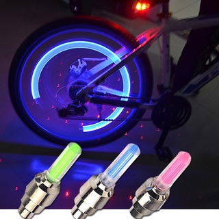 2 Piezas De Tapa De Válvula Luces Flash Rueda De Neumáticos LED Lámparas De Coche Luz Para Bicicleta Motocicleta Accesorios