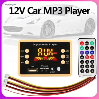 Promoción 12v reproductor De Mp3 Digital radio Fm reproductor De audio Digital para automóvil soporte Tf Usb Aux registrador