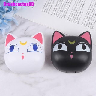 [CHB] Anime Sailor Moon Girls Luna gato lente de contacto caja Cosplay