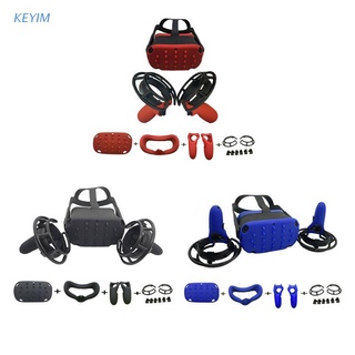 KEYIM 1Set Silicone Head Cover Protective Case Face Mask for Oculus Quest Controller