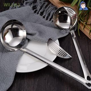 WILLIS1 restaurante colador Fondue cuchara colador de doble uso herramienta de cocina creativa multifunción hogar olla caliente sopa cucharón (1)