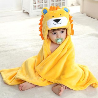 1pc cómodo albornoz de bebé lindo Animal de dibujos animados bebés manta niños con capucha albornoz niño bebé toalla de baño (3)
