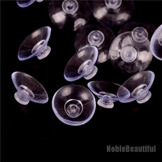 <NobleBeautiful> 50Pcs nuevo transparente transparente percha habitación cocina baño ventosa ventosa 20mm