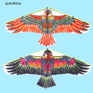 qukiblue 1pc 1m plana águila cometa con 50m cometa línea niños vuelo pájaro cometas juguete al aire libre mx