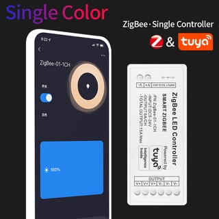 ZigBee LED Controlador Tira De Luz RGB CCT Dimmer Música Sincronización Tuya Smart App Control Con Alexa [EXO]