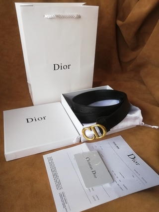 Dior cinturón De joker con correa De Brim para hombre y mujer auténticos De cuero De Vaca De lujo hebilla cos Moda para mujer cinturón caja De regalo (1)
