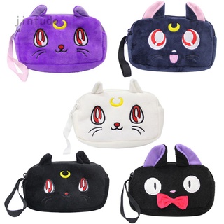 sailor moon gato luna felpa cordón cosmético bolsa bolsa de regalo para niños