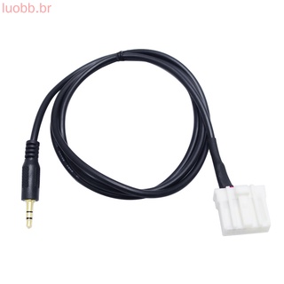 MAZDA [luobb] Cable Adaptador De Entrada De audio De 3.5 mm negro B70 AUX a mk 2 3 5 6 MX5 RX8 2006/MP3 CD/Adaptador Jack