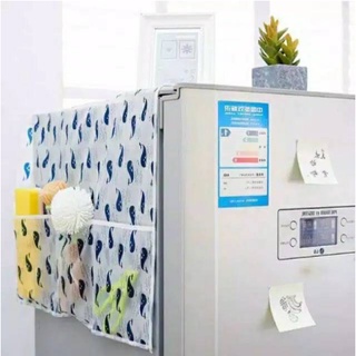 Funda para refrigerador|Versátil mantel de microondas para lavadora, funda impermeable con bolsa de almacenamiento (2)