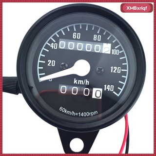 [xiqf] odómetro lcd digital con doble indicador para motor/motocicleta