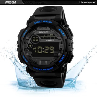 HONHX Luxury Mens Relojes deportivos más vendidos Digital LED Watch Date Sport Men Outdoor Electronic Watch