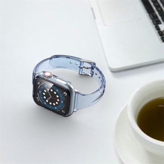 correa de silicona para apple watch band 44mm 40mm iwatch band 38mm 42mm slim glitter mujer pulsera apple watch series 3 4 5 6 se apparente