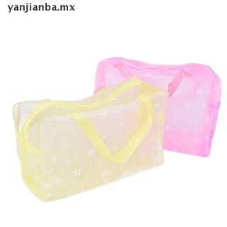 YANBA mujer bolsa de natación impermeable bolsos transparente PVC piscina maquillaje bolsa de almacenamiento. (1)