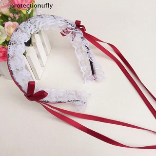 Pfmx Lolita lace bow ribbon women hairbands girl's headbands lady's headwear headwrap Glory (1)