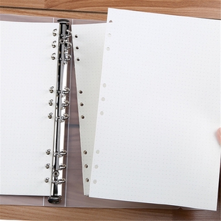 45 hojas de negocios a5 a6 hoja suelta cuaderno recarga espiral carpeta índice dentro de la página papelería (3)